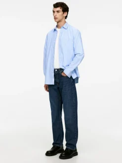 OCEAN Loose Straight Jeans