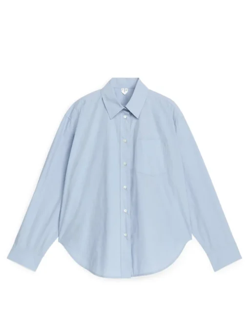Oversized-Fit Poplin Shirt