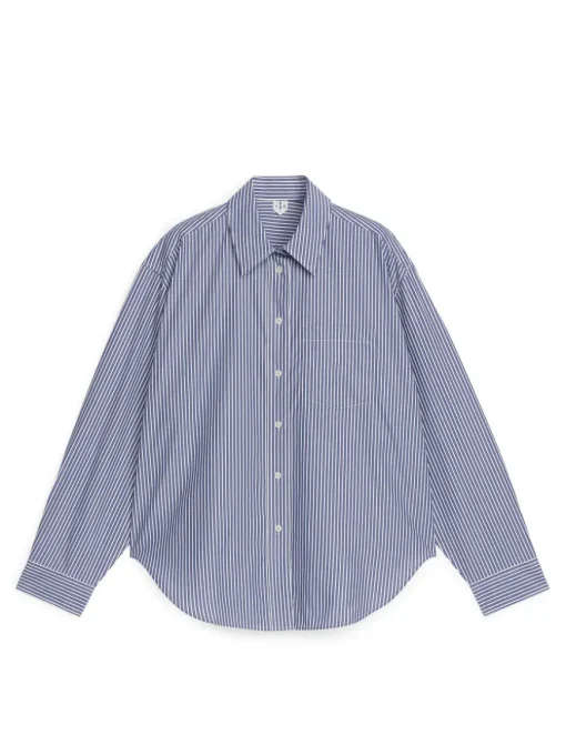 Oversized-Fit Poplin Shirt