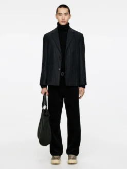 Pinstripe Blazer