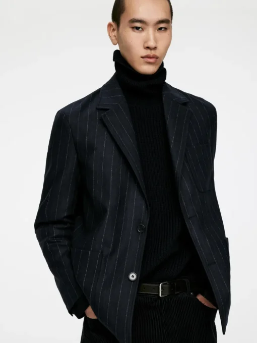 Pinstripe Blazer