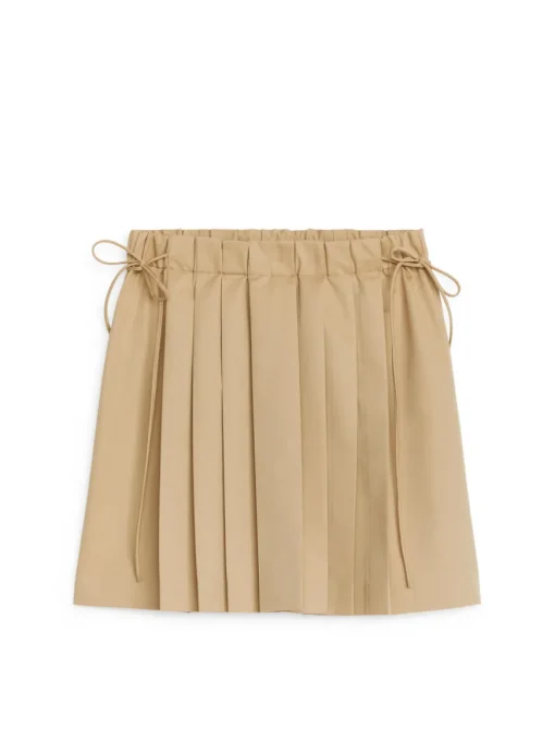 Pleated Midi Skirt
