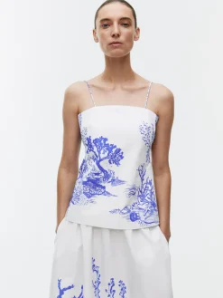 Print Strap Top