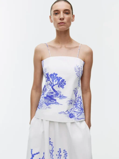 Print Strap Top