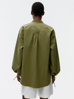 Puff-Sleeve Blouse