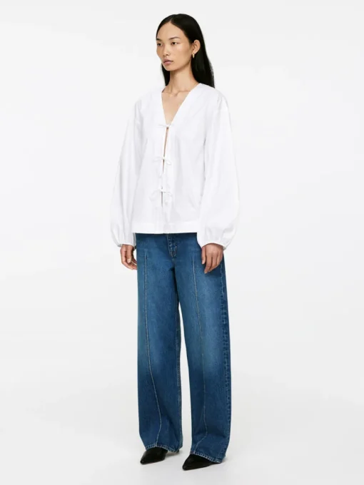 Puff-Sleeve Blouse