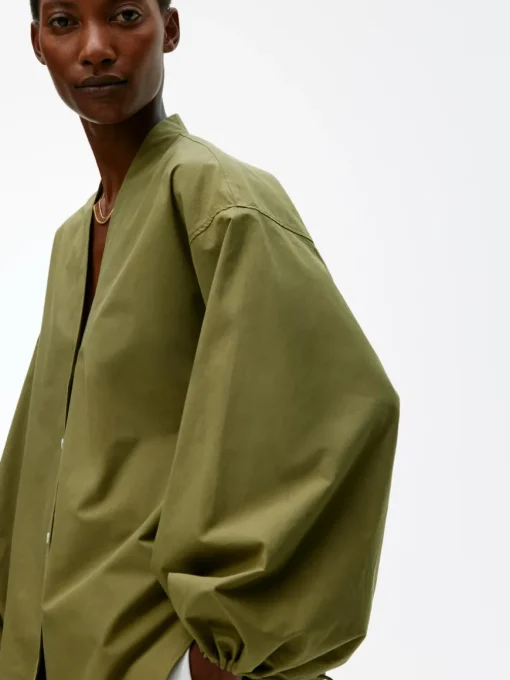 Puff-Sleeve Blouse