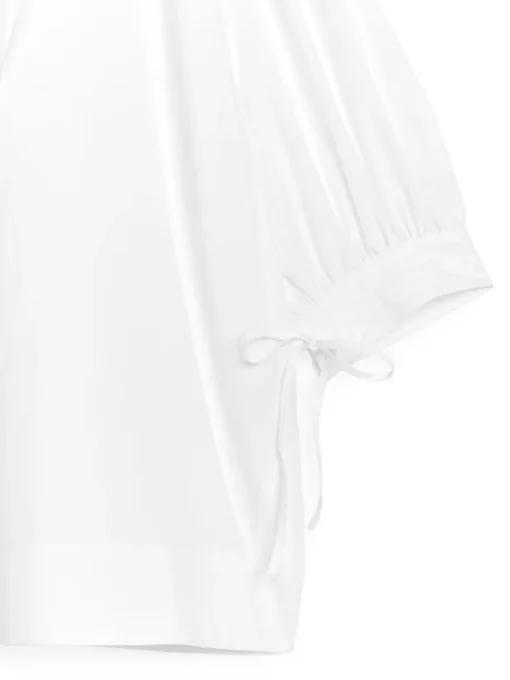 Puff-Sleeve Blouse