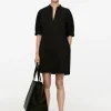 Puff-Sleeve Mini Dress