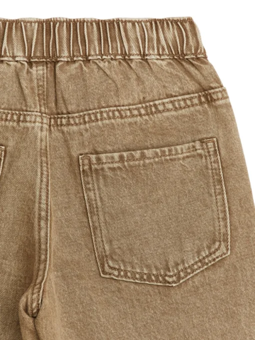 Pull-On Denim Trousers