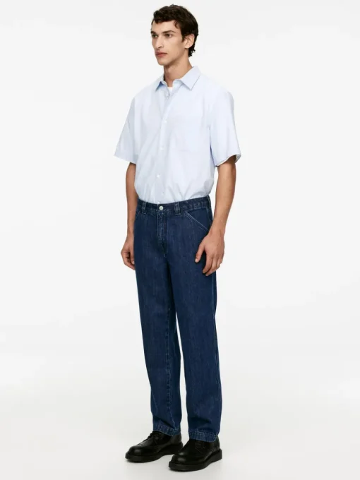 Relaxed Denim Trousers
