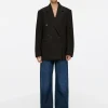 Relaxed Double-Breasted Blazer