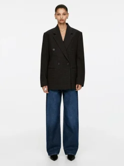 Relaxed Double-Breasted Blazer