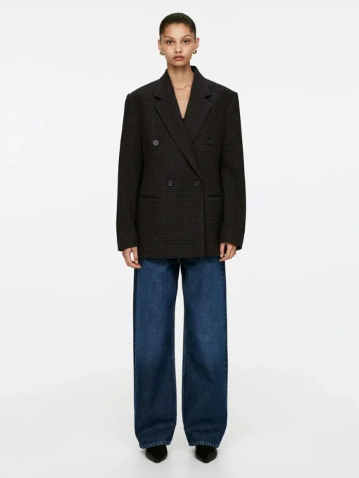 Relaxed Double-Breasted Blazer
