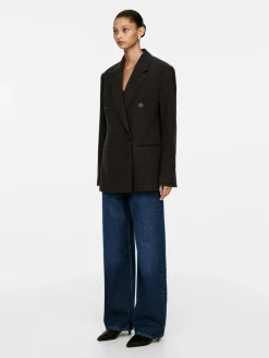 Relaxed Double-Breasted Blazer