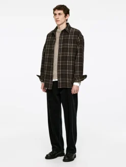 Relaxed Wool-Blend Shirt