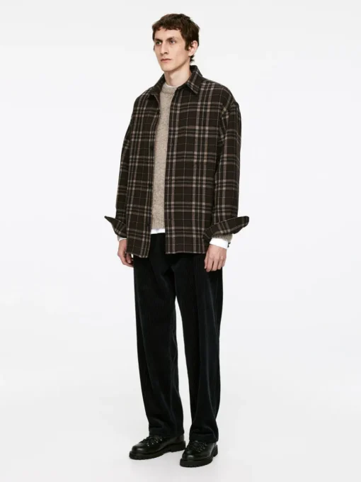 Relaxed Wool-Blend Shirt