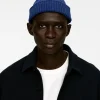Ribbed Cotton Beanie