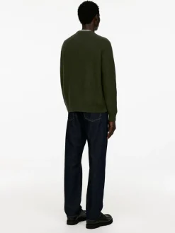 Rib-Knit Crewneck Jumper