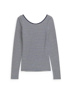 Scoop-Neck Jersey Top