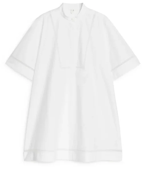 Short-Sleeve Cotton Tunic