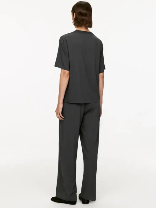 Silk-Crepe T-Shirt