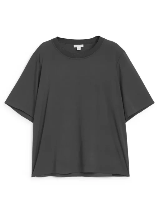 Silk-Crepe T-Shirt