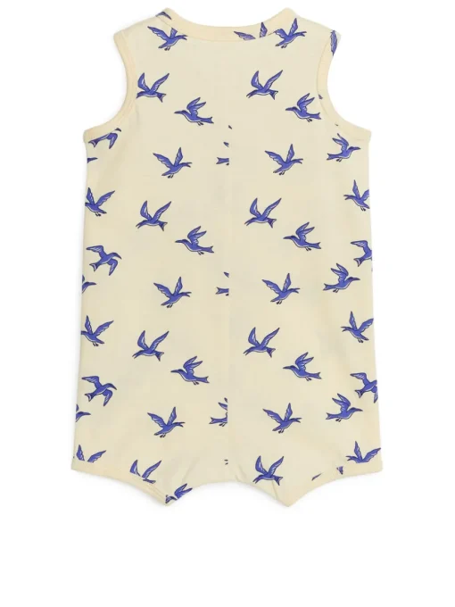 Sleeveless Cotton Romper