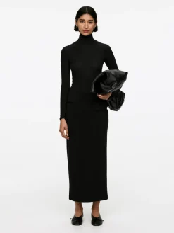 Stretch Midi Skirt