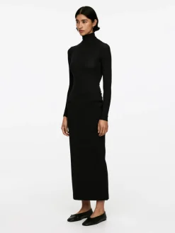Stretch Midi Skirt