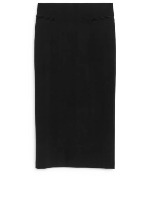 Stretch Midi Skirt