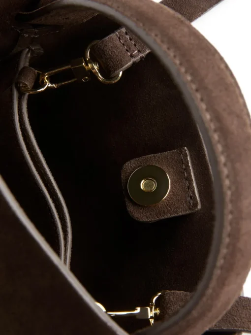 Suede Crossbody Bag