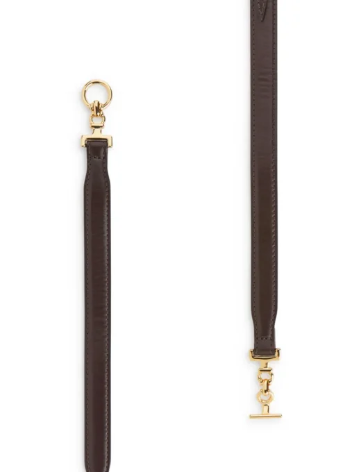 T-Bar Clasp Leather Belt