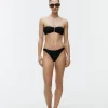 Textured Bandeau Bikini Top