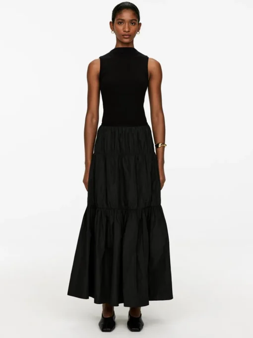 Tiered Maxi Skirt