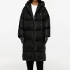 Upcycled Down Long Coat