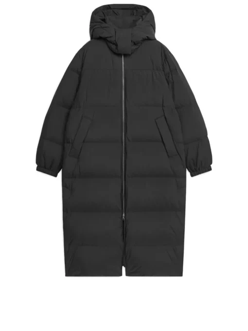 Upcycled Down Long Coat