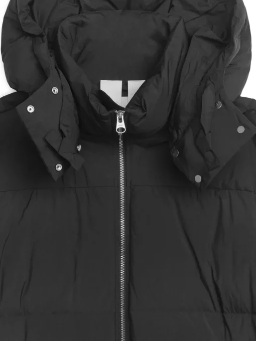 Upcycled Down Long Coat