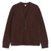 V-Neck Wool Cardigan