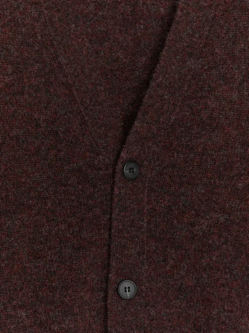 V-Neck Wool Cardigan