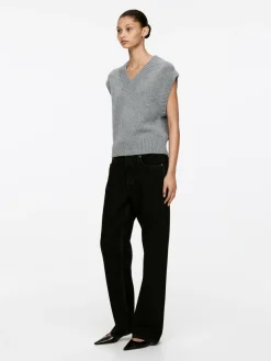 V-Neck Wool Vest