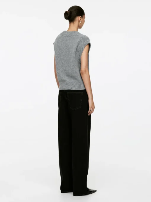 V-Neck Wool Vest