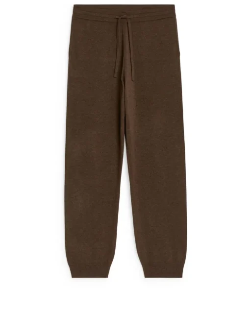 Wool Cashmere Knitted Trousers