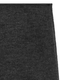 Wool-Blend Mini Skirt