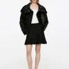 Wool-Blend Sculptural Skirt