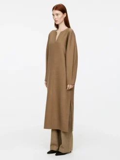 Wool-Blend Tunic Dress